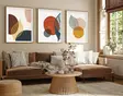 Inramad MDF-tavla Wallity Flerfärgad MDF 35x50 cm 3 Delar - Tavlor och ramar - 8684282340751 - 2