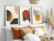 Inramad MDF-tavla Wallity Flerfärgad MDF 35x50 cm 3 Delar - Tavlor och ramar - 8684282340751 - 3