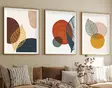 Inramad MDF-tavla Wallity Flerfärgad MDF 35x50 cm 3 Delar - Tavlor och ramar - 8684282340751 - 1
