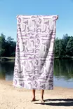 Strandhandduk Mijölnir Flerfärgad Mikrofilament 70x130 cm - Handdukar - 8684282665991 - 4