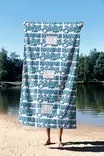 Strandhandduk Mijölnir Flerfärgad Mikrofilament 70% Polyester 30% Polyamid 90x150 cm - Handdukar - 8684282666431 - 4