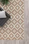 Muovimatto Ezra 120x180 cm beige - 4 Living Collection, polypropeeni, ulko- ja sisäkäyttöön - Hushållsprodukter - 6410416328201 - 1