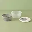 Sil Strainer Aberto Design Grey Plast 25,6x25,6x14,2 cm - Köksredskap - 8684283519811 - 3