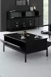 Soffbord Hanah Home Lord Svart Spånskiva 90x40x60 cm - Soffbord - 8684282484271 - 3