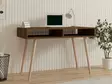 Skrivbord Hanah Home Novo Valnöt Spånskiva 120x74,8x60 cm - Skrivbord - 8681875587791 - 2
