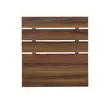 Sänggavel Hanah Home Fuga 120 Valnöt Spånskiva 120x100x3 cm - Gavlar - 8681875178791 - 1
