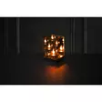 Peilikuutio liekkiefektillä 15 cm Finnlumor - Paristokäyttöinen peililyhty LED-liekillä ja ajastimella (IP20) - Ljussmycken och ljusfigurer - 6410416579061 - 4