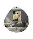 Spegel Hanah Home Besso Svart Mdf 60x60x2,2 cm - Speglar - 8683743822621 - 1