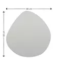 Spegel Hanah Home Besso Svart Mdf 60x60x2,2 cm - Speglar - 8683743822621 - 8