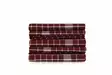 Tvättlapp Set Hermia Claret Red Bomull 10 Delar - Handdukar - 8681875671391 - 3