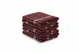 Tvättlapp Set Hermia Claret Red Bomull 10 Delar - Handdukar - 8681875671391 - 1