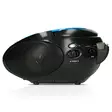 Portable stereo FM radio with CD player Blue / Black - Radioapparater - 8711902045021 - 15