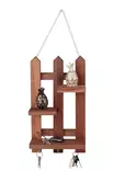 Nyckelhållare Aberto Design 213Ka Valnöt Trä 40x23x9 cm - Möbler - 8683342261791 - 1