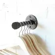 Rörkrok Hanah Home Boruraf109 Grå Metall 15x8x8 cm - Möbler - 8681875208191 - 2
