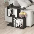 Soffbord Hanah Home Homemania Trä Svart Spånskiva 60x60x20 cm - Soffbord - 8684283438891 - 2
