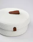Korgset Aberto Design JUT02002127D Ecru Bomull Juterep 20x20x9 cm - Förvaringslådor och korgar - 8683742916581 - 7