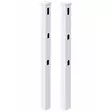 Ranch häststaket 2 st 183 cm för tre ribbor ändstolpar - Staket och stängselnät - 6438014437071 - 1