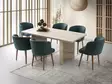 Matbord Hanah Home Loft Travertin Spånskiva 180x77x90 cm - Matbord - 8684283747351 - 2