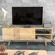 TV-bänk Hanah Home Ronas Safir Spånskiva 160x35x38,6 cm - TV-bänkar - 8683743124411 - 2