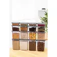 Set med förvaringslådor (16 delar), antracit, 14 x 10 x 5 cm / 400 ml, tålig, BPA-fri - Plastlådor och förvaringslådor - 8683742868811 - 1
