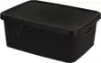 Förvaringsbox med lock 13 liter, 28 x 38,5 x 15,5 cm - Plastlådor och förvaringslådor - 8720573156851 - 1