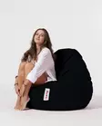 Sittsäck Atelier del Sofa Premium XXL Svart Polyester 115x130 cm - Saccosäckar - 8683743039371 - 18