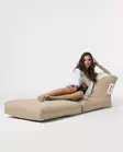 Sittsäck Atelier del Sofa Siesta Mink Polyester 55x180 cm - Saccosäckar - 8683743039791 - 13