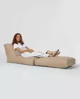 Sittsäck Atelier del Sofa Siesta Mink Polyester 55x180 cm - Saccosäckar - 8683743039791 - 10
