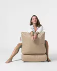 Sittsäck Atelier del Sofa Siesta Mink Polyester 55x180 cm - Saccosäckar - 8683743039791 - 14