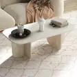 Soffbord Hanah Home Becaj Sandsten Spånskiva 120x41,4x60 cm - Soffbord - 8684283801381 - 4
