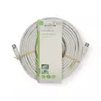 Satellite & Antenn kabel | F Hane | F Hane | Nickelplaterad | 75 Ohm | Dubbelskärmad | 20.0 m | Rund | PVC | Vit | Label - Antennkablar - 5412810426201 - 66