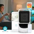 SmartLife Keramisk PTC Fläktvärmare | 1500 W | 2 Värmeinställningar | Svängning | Display | 10 - 49 °C | Android / IOS | Vit - Uppvärmning - 5412810443161 - 52