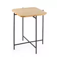 Soffbord Hanah Home Shb005 Svart Naturlig Trä Metallram 46x56x46 cm - Soffbord - 8684282360681 - 1