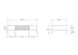 Soffbord Hanah Home Faro Ek Antracit Spånskiva 100x28,2x50 cm - Soffbord - 8683743027781 - 7
