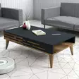 Soffbord Hanah Home Valensiya Valnöt Antracit Spånskiva 105x60x34,6 cm - Soffbord - 8684282088301 - 2