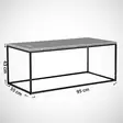 Soffbord Hanah Home Cosco Marmo Vit Svart Spånskiva 95x43x55 cm - Soffbord - 8681875560091 - 6