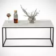 Soffbord Hanah Home Cosco Marmo Vit Svart Spånskiva 95x43x55 cm - Soffbord - 8681875560091 - 2