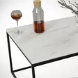 Soffbord Hanah Home Cosco Marmo Vit Svart Spånskiva 95x43x55 cm - Soffbord - 8681875560091 - 3