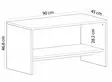 Soffbord Hanah Home Apollon Vit Ek Spånskiva 90x46,8x45 cm - Soffbord - 8683342399951 - 5