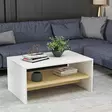 Soffbord Hanah Home Apollon Vit Ek Spånskiva 90x46,8x45 cm - Soffbord - 8683342399951 - 2