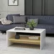 Soffbord Hanah Home Apollon Vit Ek Spånskiva 90x46,8x45 cm - Soffbord - 8683342399951 - 3