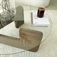 Soffbord Hanah Home Mia Valnöt Härdat Glas Massiv Furu 75x35x75 cm - Soffbord - 8684283311071 - 6