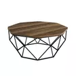 Soffbord Hanah Home Diamond Valnöt Spånskiva 90x38x90 cm - Soffbord - 8681875827781 - 1