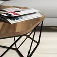 Soffbord Hanah Home Diamond Valnöt Spånskiva 90x38x90 cm - Soffbord - 8681875827781 - 4