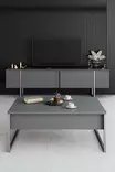 Soffbord Hanah Home Luxe Antracit Silver Spånskiva 90x60x40 cm - Soffbord - 8684282832331 - 3