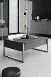 Soffbord Hanah Home Luxe Antracit Silver Spånskiva 90x60x40 cm - Soffbord - 8684282832331 - 2
