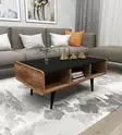 Soffbord Hanah Home Line Ljus Valnöt Spånskiva 40x90x56 cm - Soffbord - 8683743972951 - 2