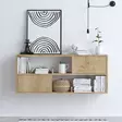Konsolbord Hanah Home Flora Ek Spånskiva 120x50x22 cm - Byråer och skåp - 8683742502081 - 2