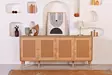 Konsolbord Hanah Home Jüt Ek Spånskiva 180x81x41 cm - Byråer och skåp - 8683742868101 - 2