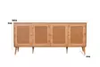 Konsolbord Hanah Home Jüt Ek Spånskiva 180x81x41 cm - Byråer och skåp - 8683742868101 - 5